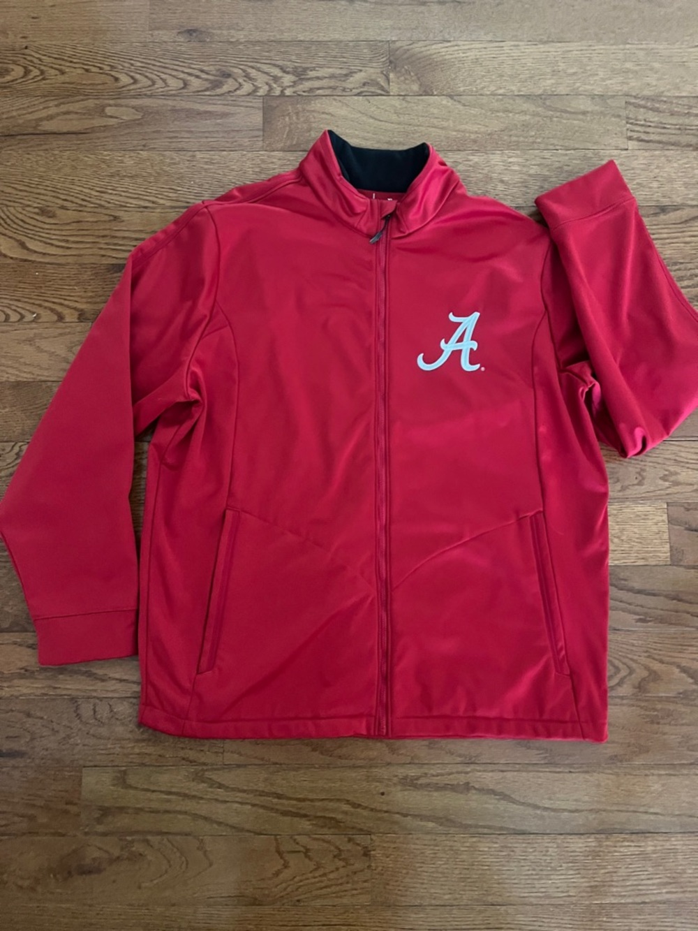Antigua Full Zip Red Crimson Tide U of Alabama Men's XL Fleece-Lined Jacket